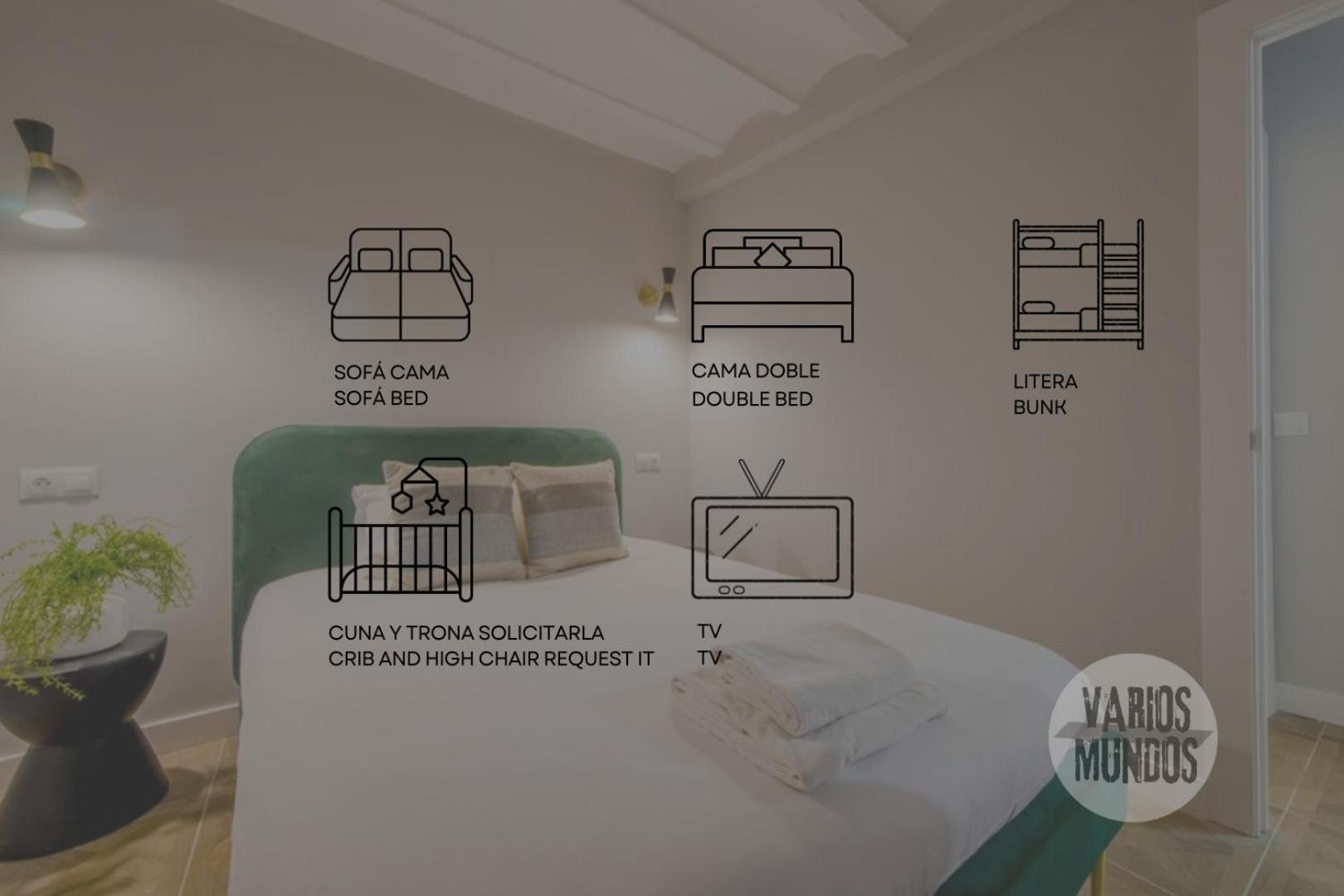 Confortable Apt Para 9Pax En El Centro De Madrid E3 Екстер'єр фото