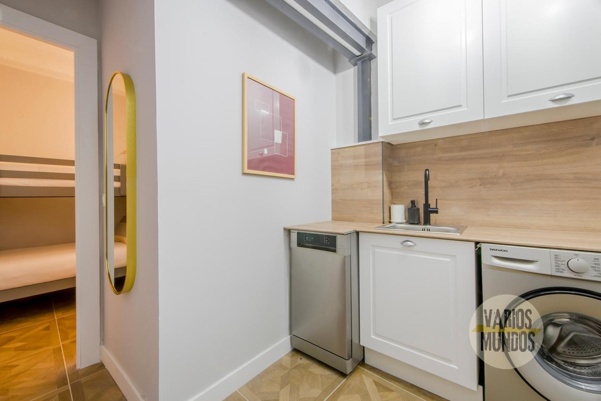 Confortable Apt Para 9Pax En El Centro De Madrid E3 Екстер'єр фото
